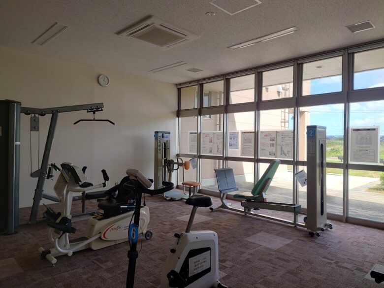 とぎ温泉 ますほの湯のフィットネスルーム