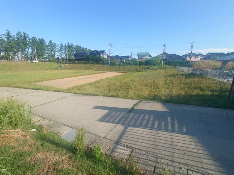 道の駅 のと千里浜のドッグランの敷地