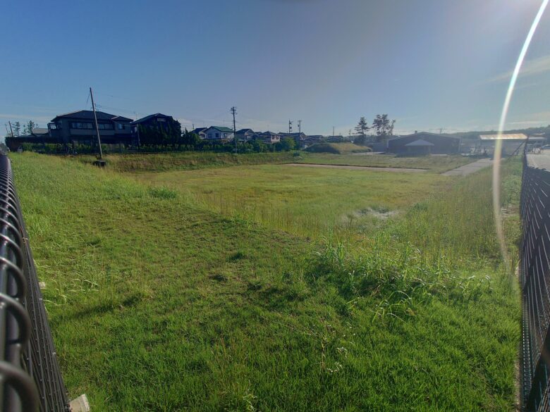 道の駅 のと千里浜のドッグランの敷地