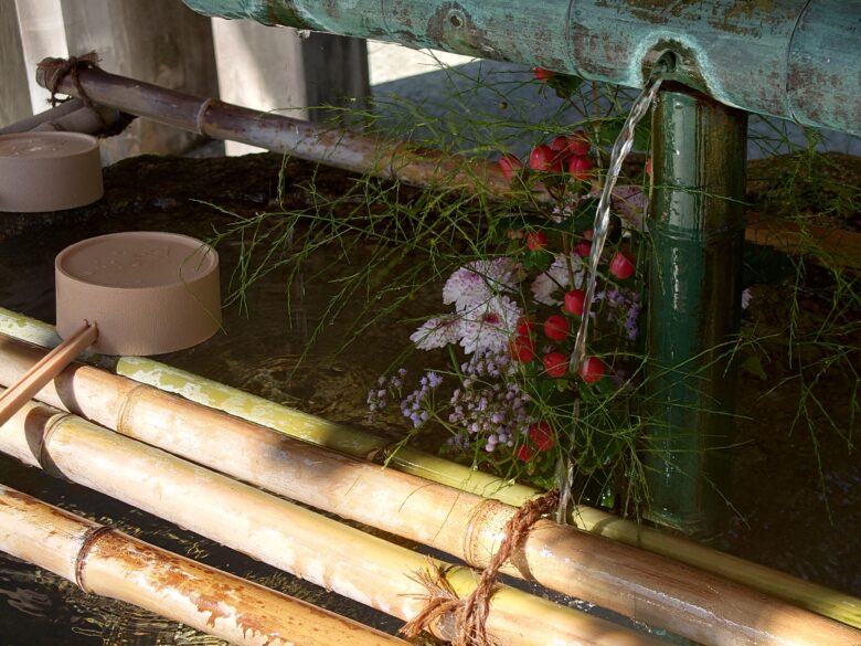 気多大社の手水舎