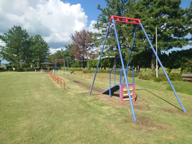 羽咋運動公園のターザンになれる遊具