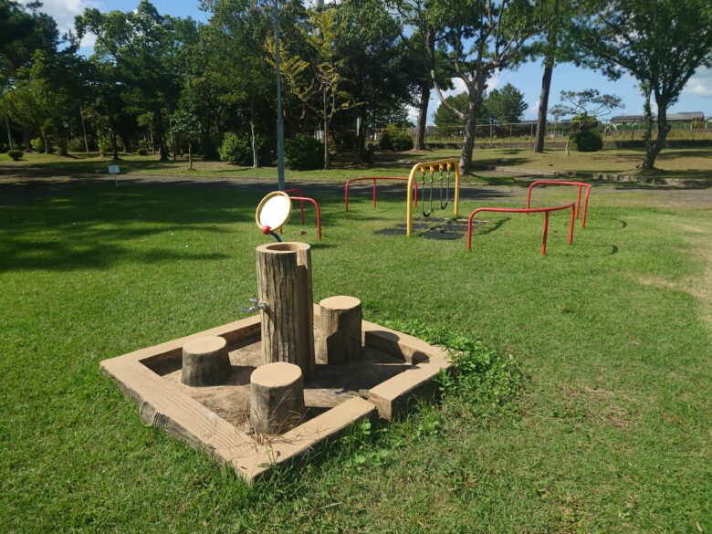 羽咋運動公園の幼児用エリアの水飲み場