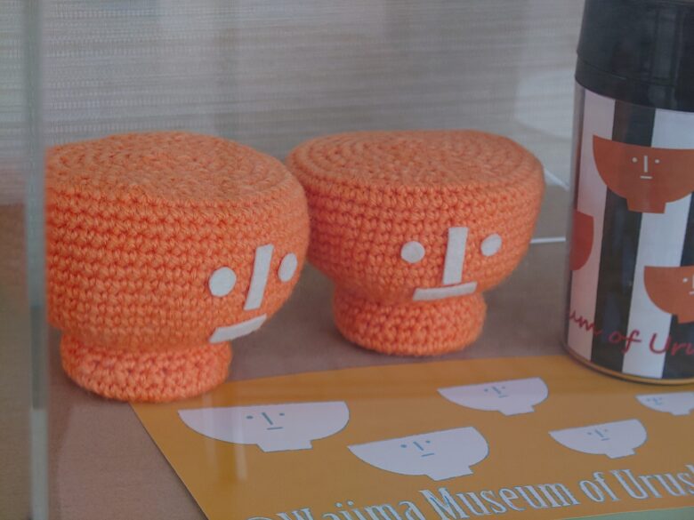 石川県輪島漆芸美術館の「わんじま展」で展示されているかわいい「わんじま」