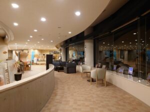 縄文真脇温泉のロビー