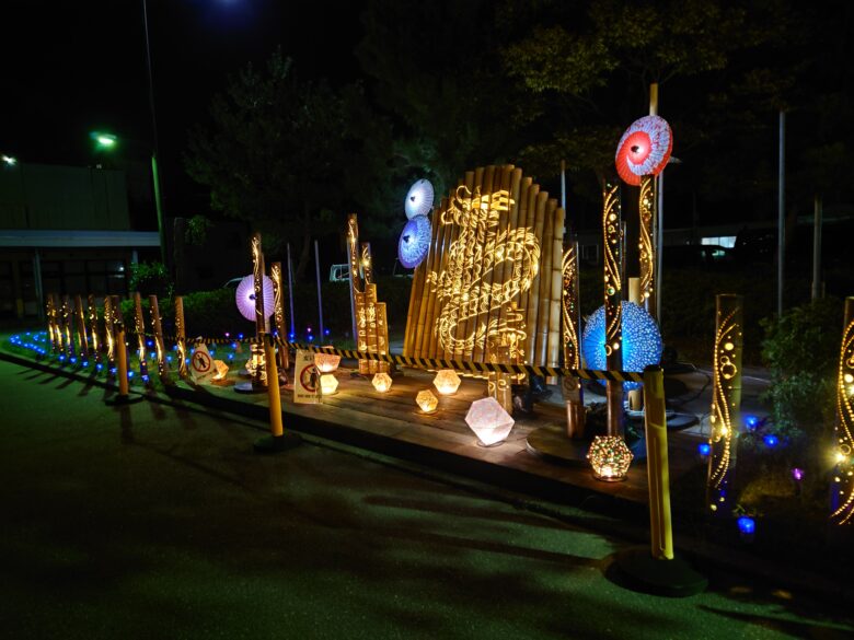 道の駅 輪島のイルミネーション