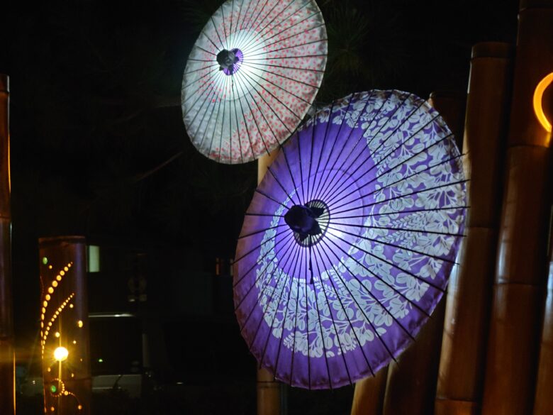 道の駅 輪島のイルミネーション
