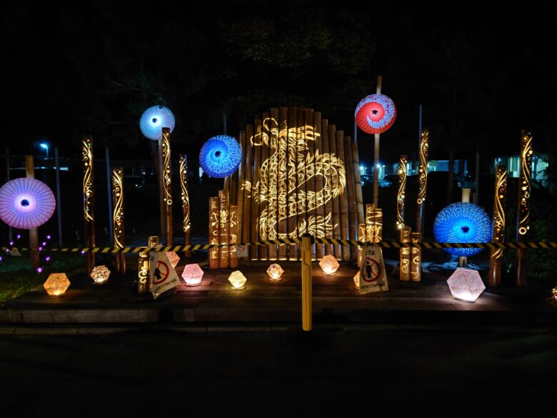 道の駅 輪島のイルミネーション