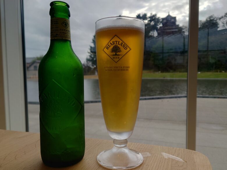 丸岡城観光情報センターのカフェのビール
