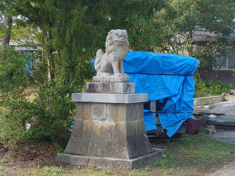 柳田神社の狛犬