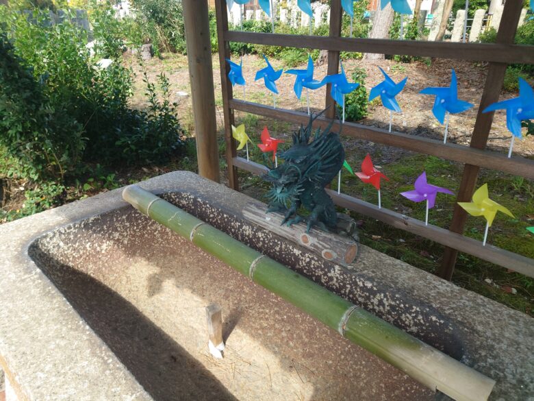 柳田神社の手水舎