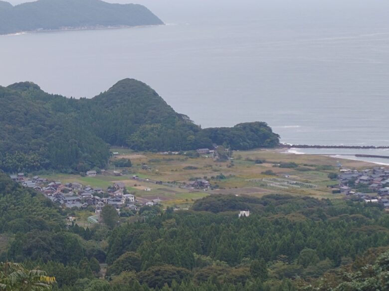 杉津 パーキングエリア (下り)からの長め