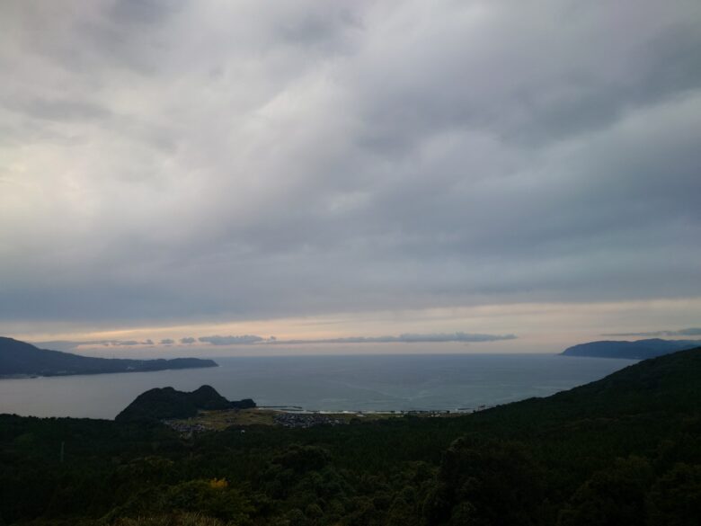 杉津 パーキングエリア (下り)からの景色