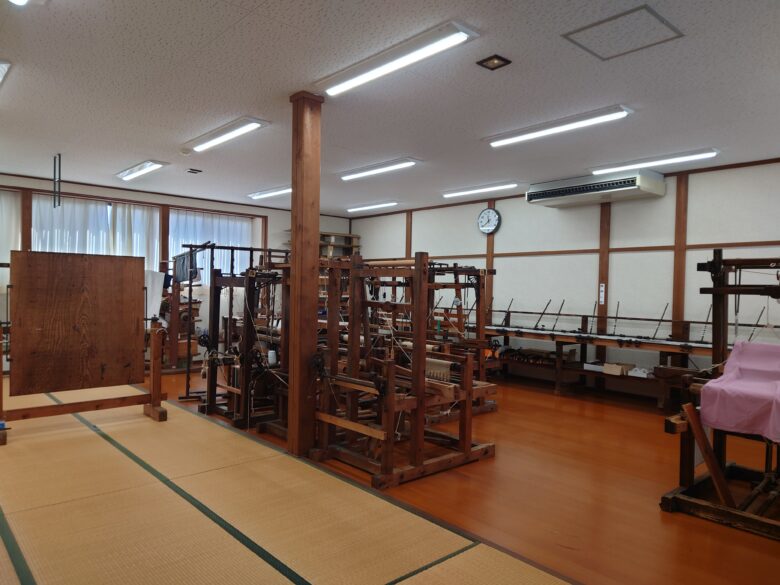 能登上布会館の能登上布の2階