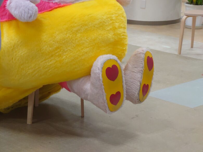 プク丸ちゃんの足の裏