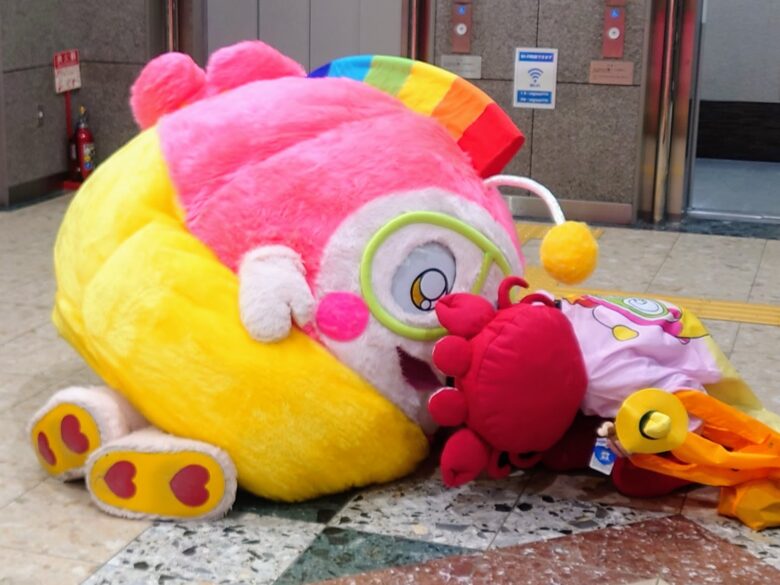 かにこ隊長によるプク丸ちゃんの安否確認