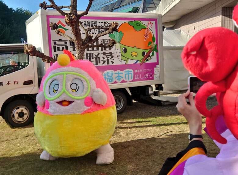 柿まつり2025のプク丸ちゃん