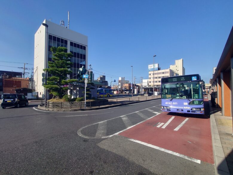 紀伊田辺駅のバス乗り場