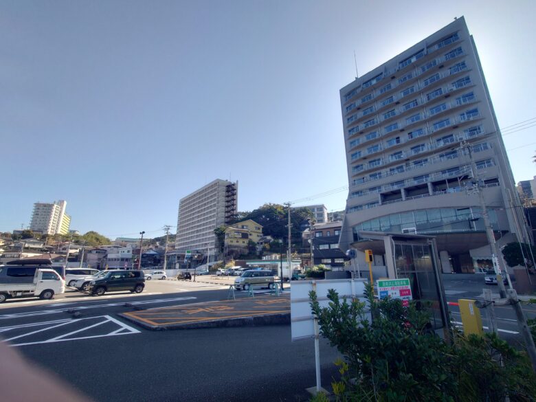 和歌山県の白浜町の街並み