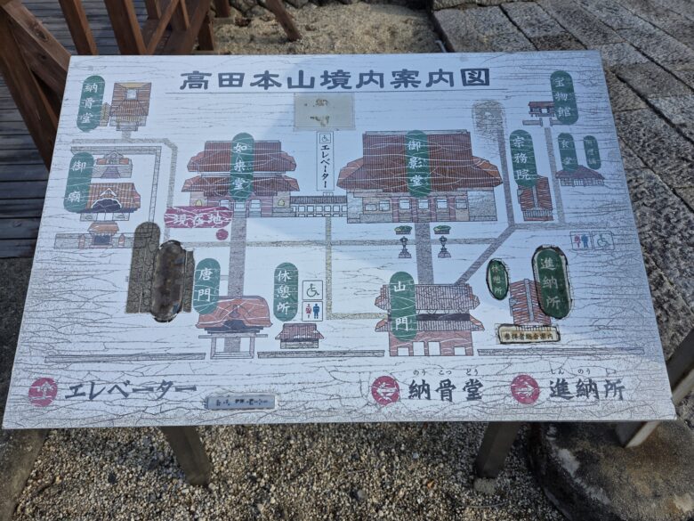 専修寺（高田本山）の境内案内図