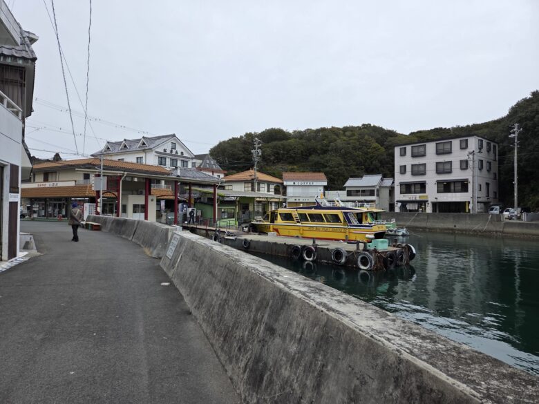 賢島の遊覧船乗り場あたり