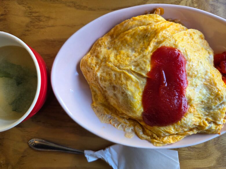 まつもと食堂 野々市本町支店のオムライス