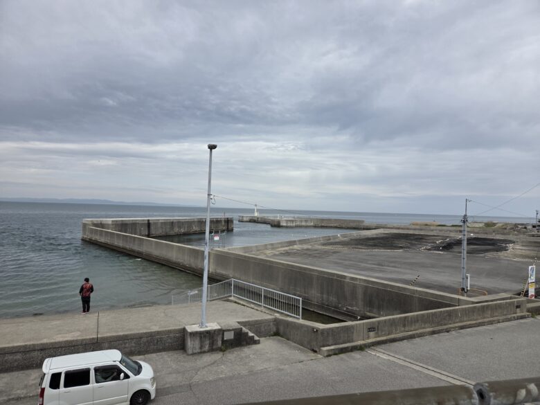 道の駅ウェーブパークなめりかわ展望台からの眺め