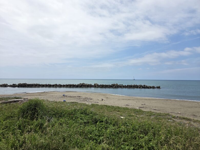 鹿島臨海公園の海辺