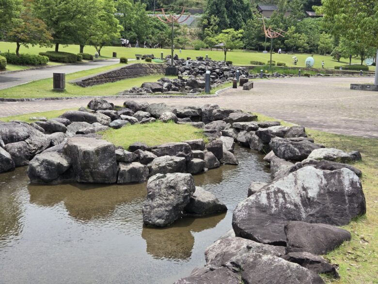 内川スポーツ広場の水辺