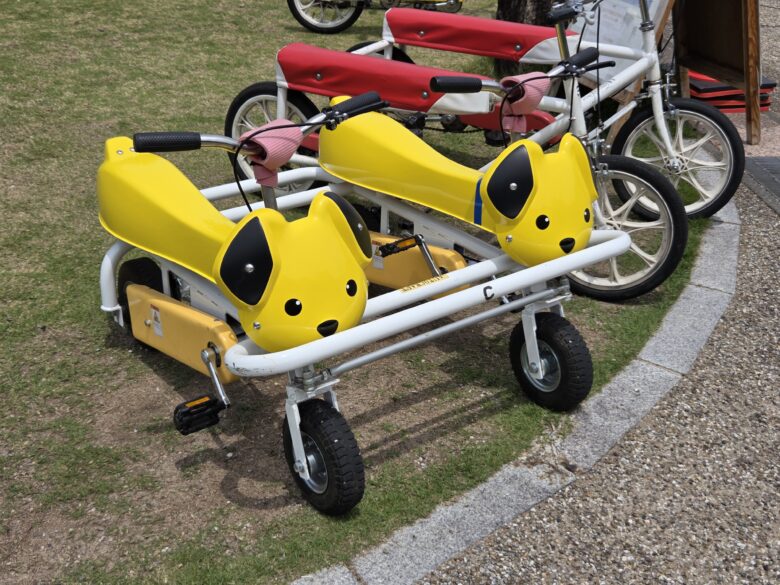 内川スポーツ広場の自転車