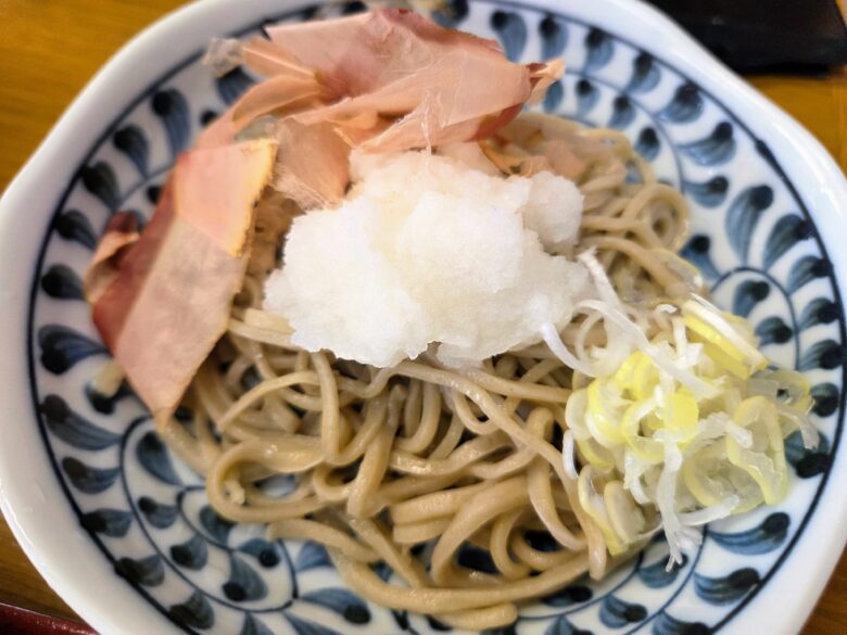 うどんそば天一屋の冷やしおろしそば