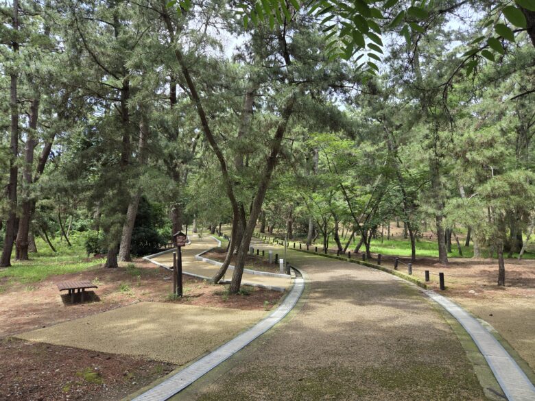 安宅の関（安宅公園）の散歩道