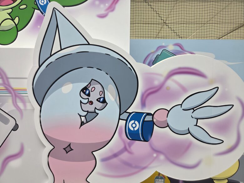 のと里山ポケモン・ウィズ・ユー空港のポケモンのイラスト
