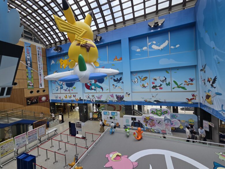 のと里山ポケモン・ウィズ・ユー空港のポケモンの風景