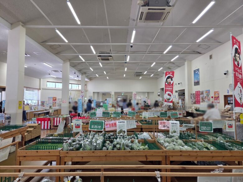 JA福井県 ファーマーズマーケットきららの丘の店舗内