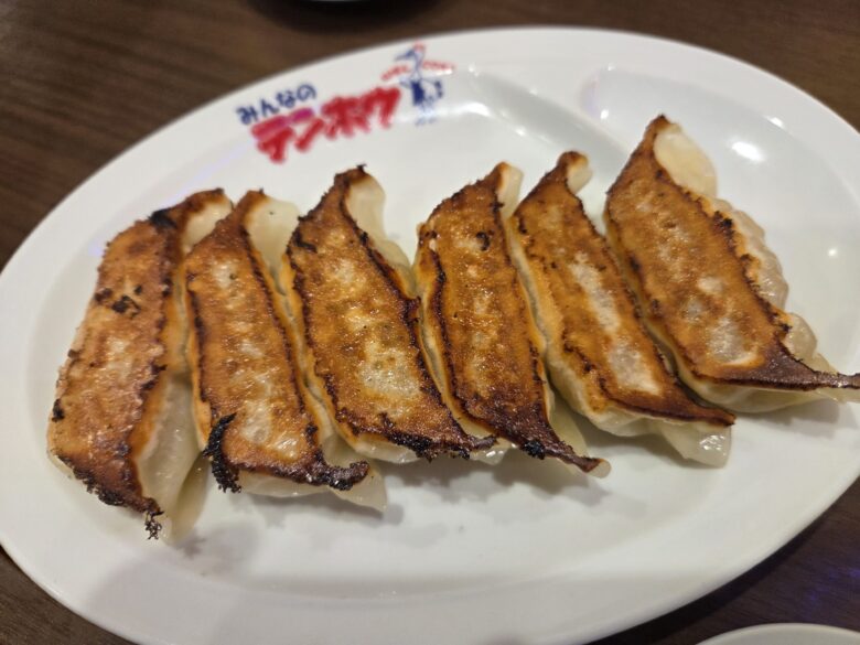 テンホウ 岡谷長地店の焼き餃子