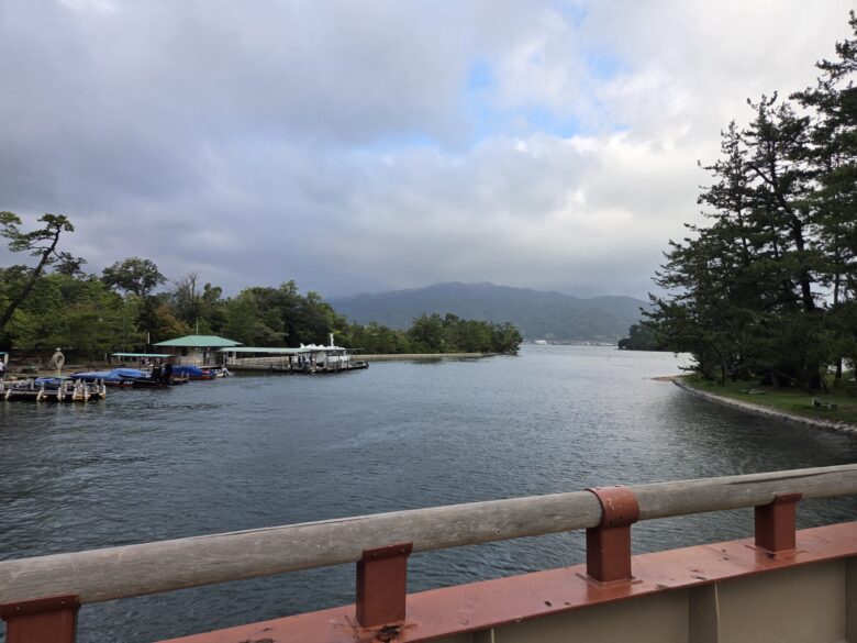 天橋立と陸地を繋ぐ橋